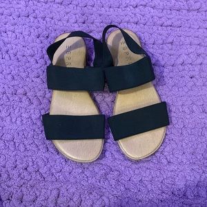 Black sandals